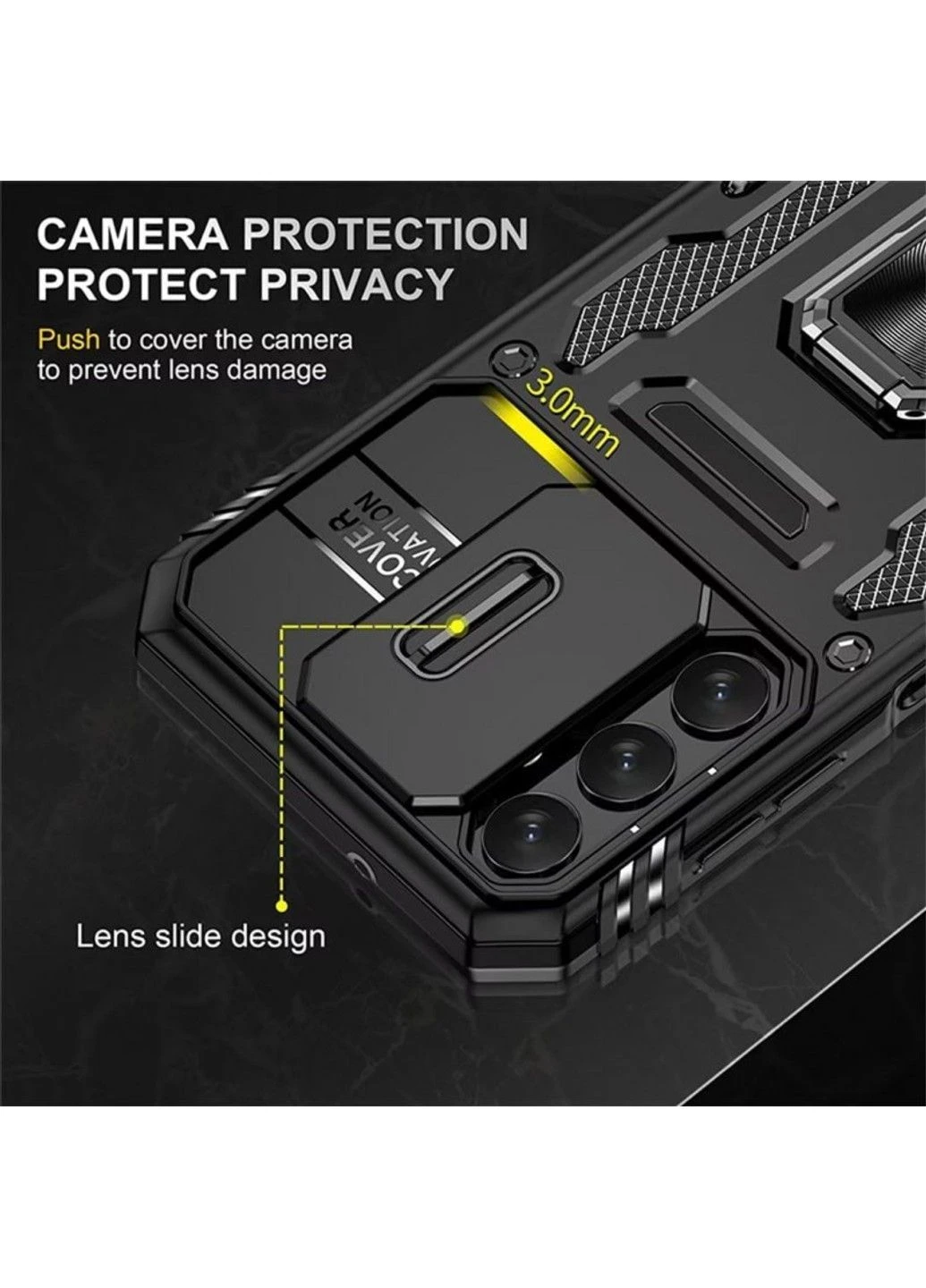 Ударопрочный чехол Camshield Army Ring для Samsung Galaxy S24 No Brand (383409750)