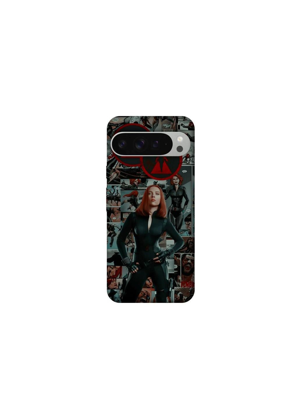 Чехол на Google Pixel 9 Pro XL Black Widow Frontalka (354189094)