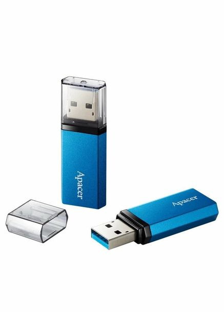 Флеш накопичувач металевий USB 3.2 AH25c 128 GB (AP128GAH25CU1) синій Apacer (279553797)