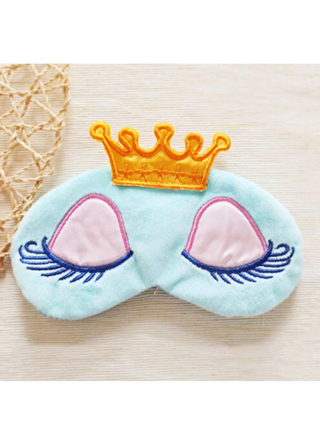 Зручна м'яка маска для сну—пов'язка на очі мила Королівська для дівчаток та дівчат China (366874766)