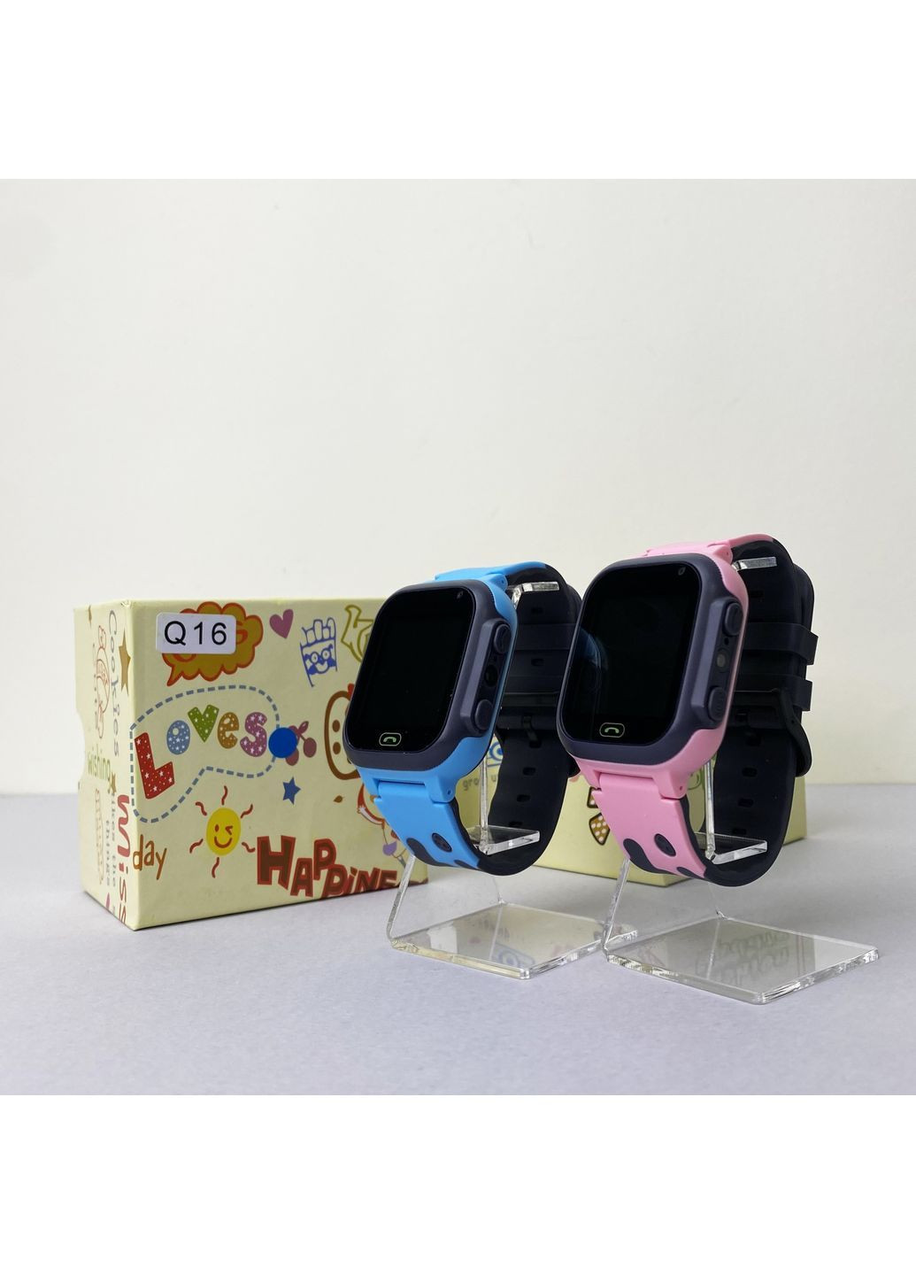 Дитячий годинник Smart Watch Q16 Рожевий No Brand (364119610)