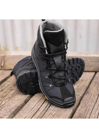 Ботинки тактические 21-10°С Gore-tex демисезонные черные No Brand (392684268)