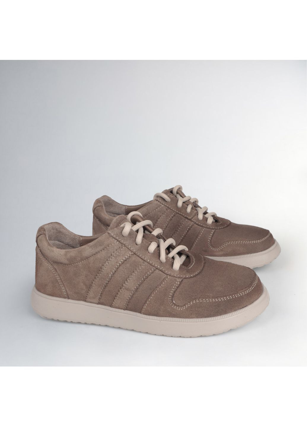 Темно-бежевые женские кеды женские. Faber