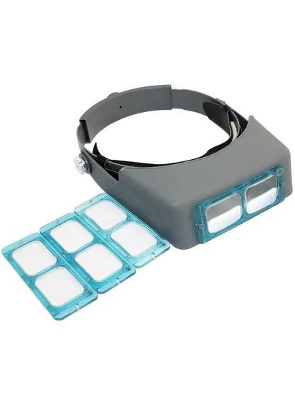 Лупа бінокулярна 81007B з Led-підсвіткою 3.5-кратна Magnifier (293346990)