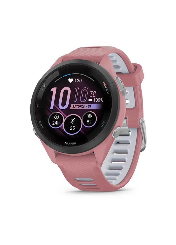 Смарт-часы Forerunner 265S с розовым силиконовым ремешком Garmin (325219705)