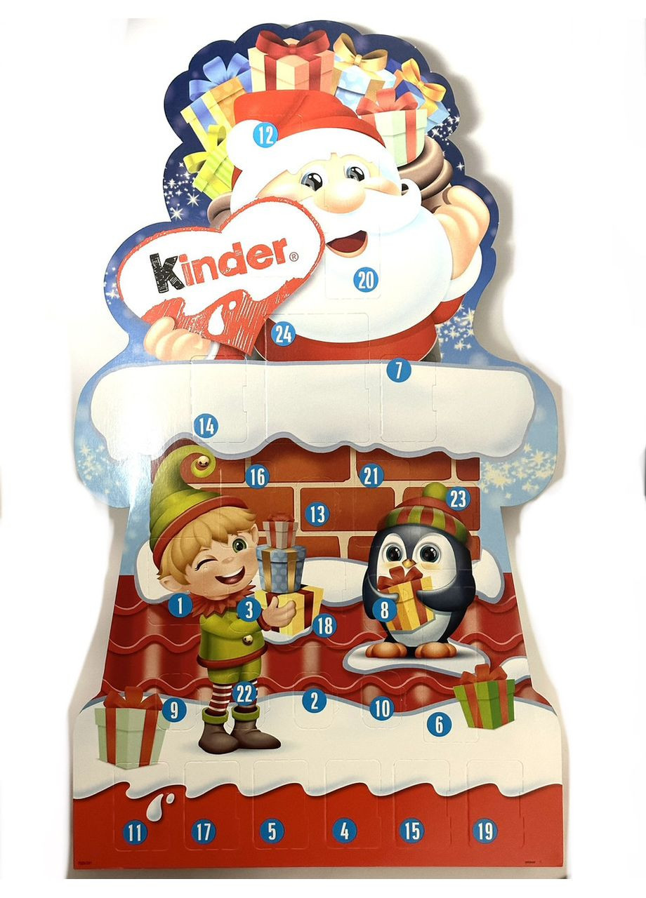 Большой адвент-календарь Mix домик 198 г Италия Kinder (368770087)