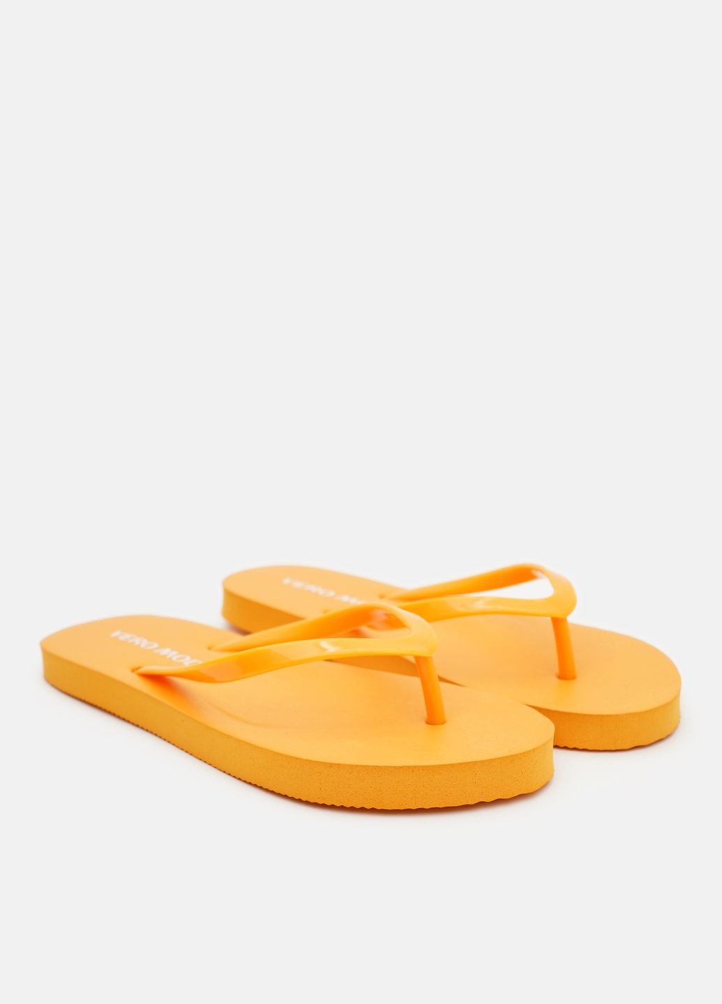 Оранжевые кэжуал вьетнамки Vero Moda