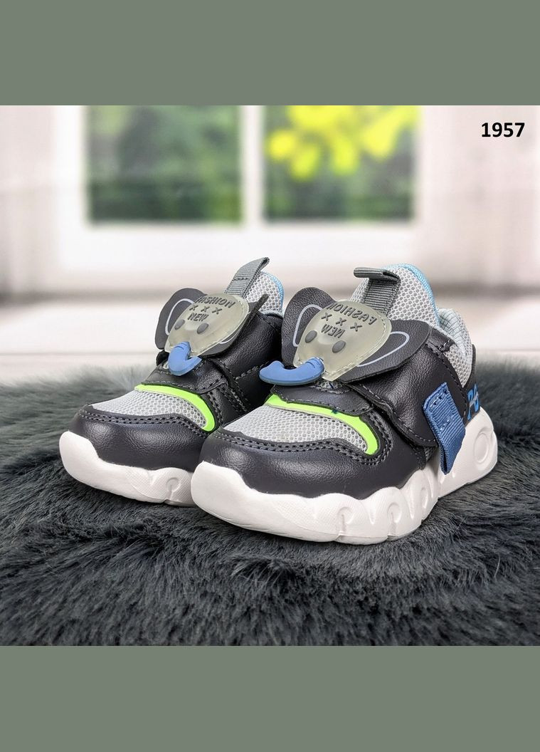 Серые демисезонные кроссовки подростковые BBT