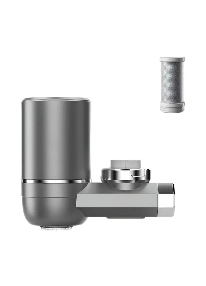 Фільтр-насадка на кран для проточної води на кухню або ванну для очищення з універсальними насадками No Brand (338854693)