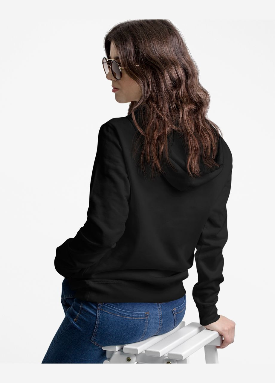 Женское демисезонное худи черное 22000120 Mishe (322056151)