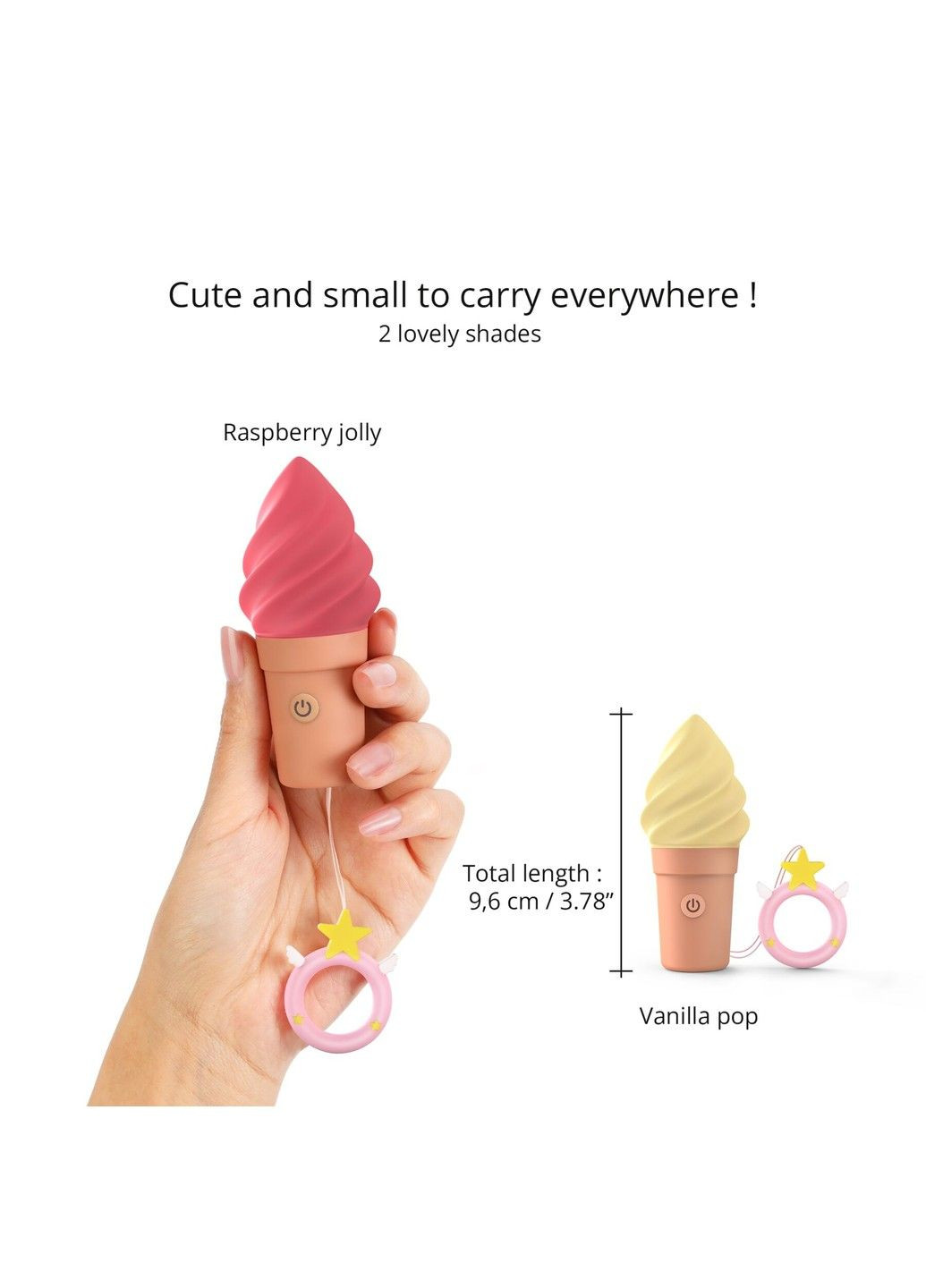 Вибратор-мороженое CAND'ICE — RASPBERRY JOLLY Love To Love (316231742)