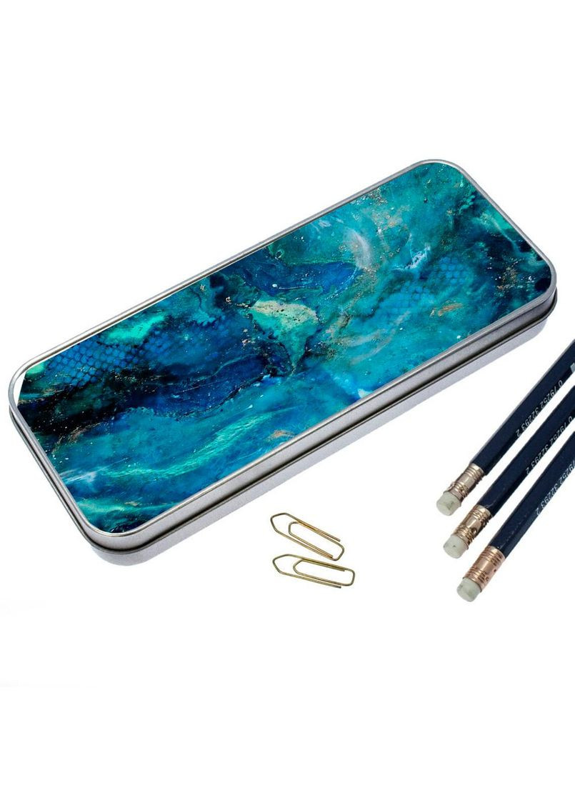 Пенал шкільний для хлопчика та дівчинки металевий girl #01 7*18 см Silver No Brand (309157714)