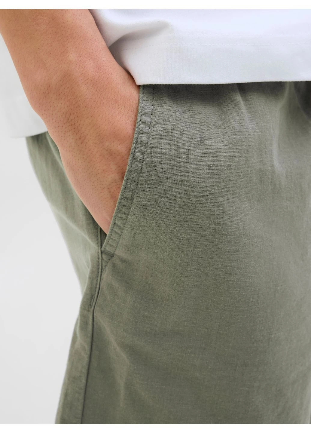 Шорти,темно-оливковий,JACK&JONES Jack & Jones (383436944)