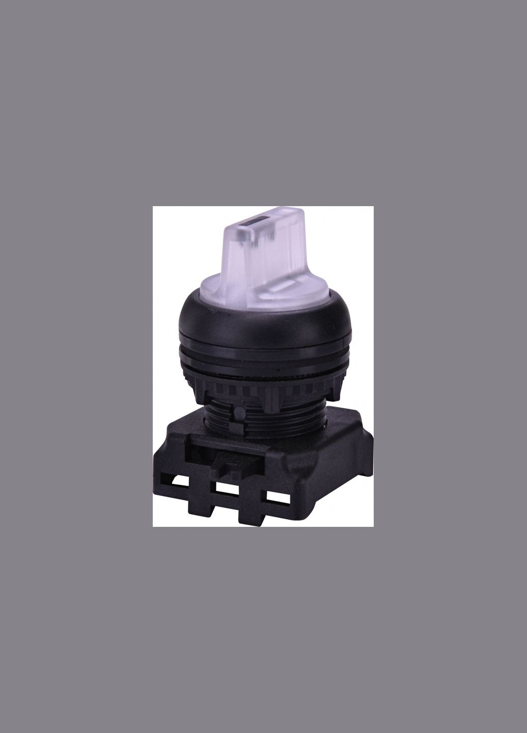 Переключатель "I-O-II" 22мм с подсветкой прозрачная 3 положения [4771362] EGS3I-SS-W ETI (344531990)