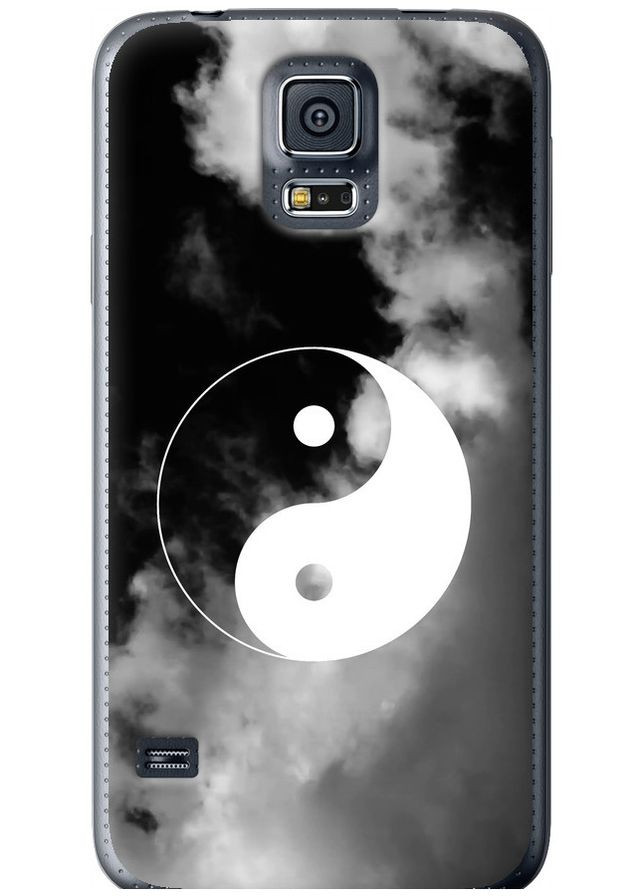 2D пластиковый чехол 'Инь и Янь' для Endorphone Samsung Galaxy S5 Duos SM G900FD (365818482)
