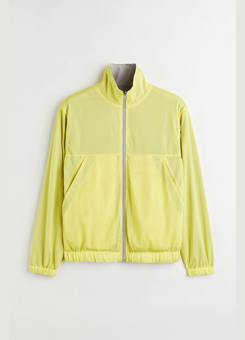 Жовта демісезонна куртка спортивна H&M SPORT