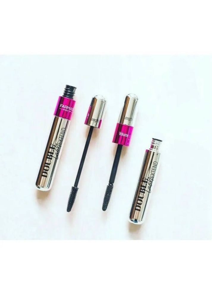 Туш для вій для об'єму та довжини Double Lash Extend 12 мл Farmasi (295658490)