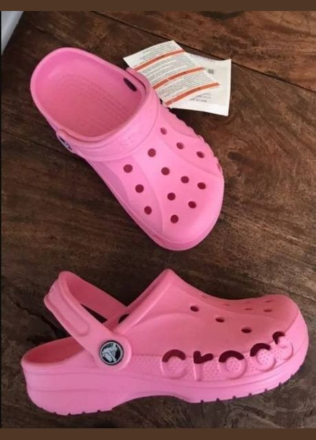 Розовые clog крокс бая клог Crocs
