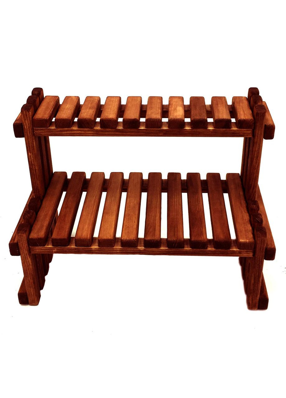 Підставка для квітів з дерева Пальма 55 савоярді (ЦВП-550815) No Brand (328227614)