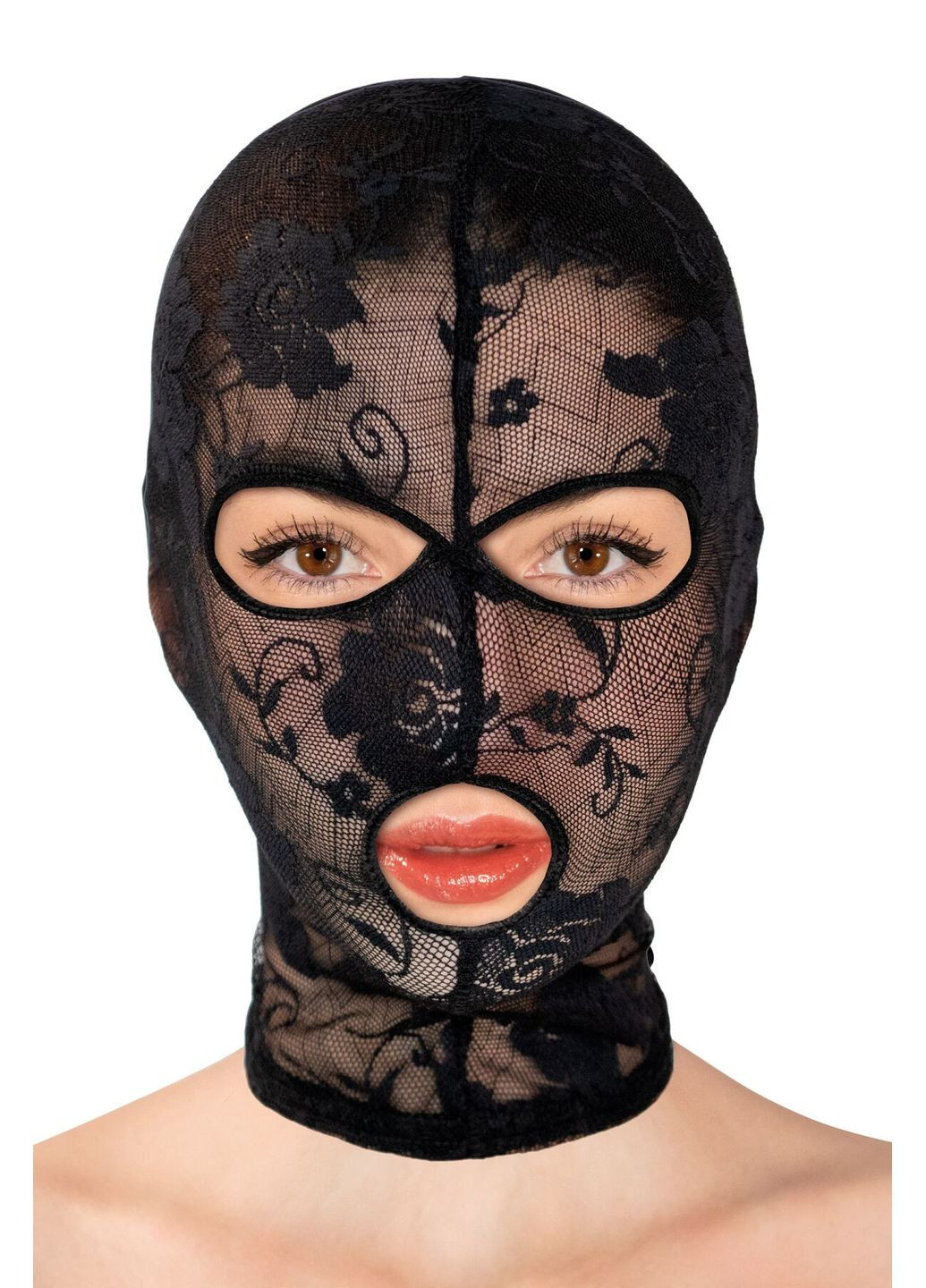 Капюшон для БДСМ Patterned fishnet hood Fetish Tentation (315438091)