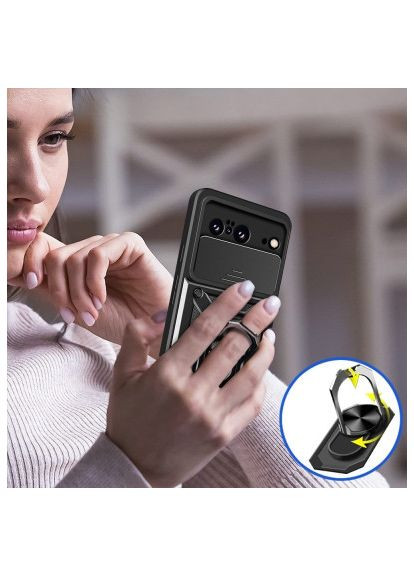Чохол до мобільного телефона (710663) BeCover Military Google Pixel 8 Black (357239644)