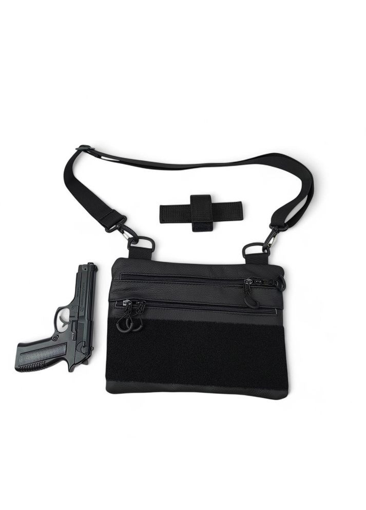 Чоловіча сумка кобура з натуральної шкіри, для скритого носіння з кобурою, чоловічий месенджер No Brand (365813154)