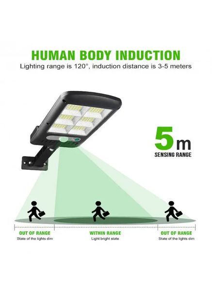 Ліхтар вуличний Light COB з датчиком руху на сонячній батареї (1762994013) Solar BK-818-6 (335808253)