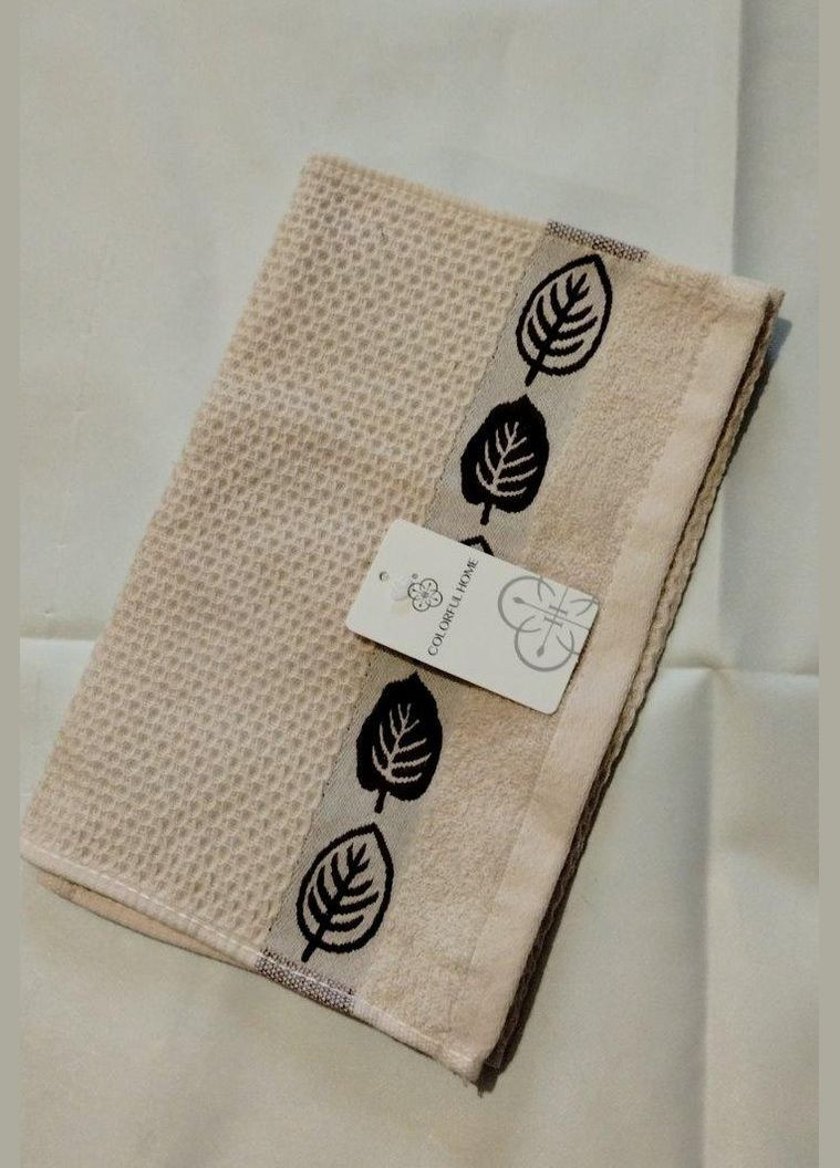 Рушник для кухні вафельний 25х50см бежевий С-7538-961 Colorful Home бежевий