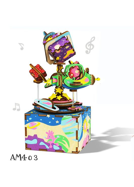 «Космос» музыкальный заводной конструктор (3711/AM403) Robotime (326051663)