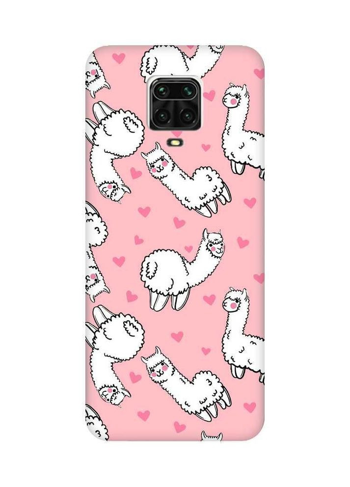 Матовый чехол на Xiaomi Redmi Note 9 Pro / 9S / 9 Pro Max Ламы (принт 95) Creative (359500001)