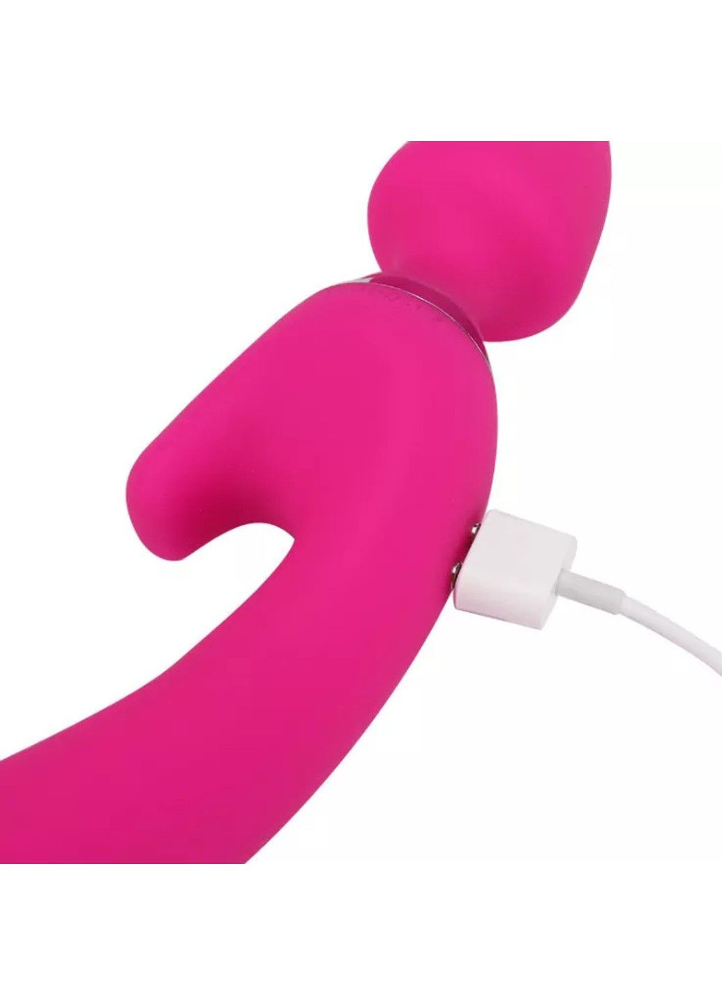 Двосторонній вібратор для анально-вагінальної та кліторальної стимуляції (USB) Le Boom (284278449)