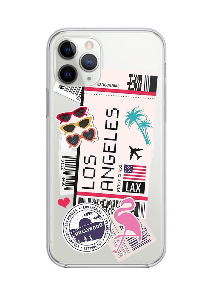 Магнитный чехол на iPhone 11 Pro Max с поддержкой MagSafe:: Путешествия. Лос-Анджелес (принт 328) Creative (360684058)