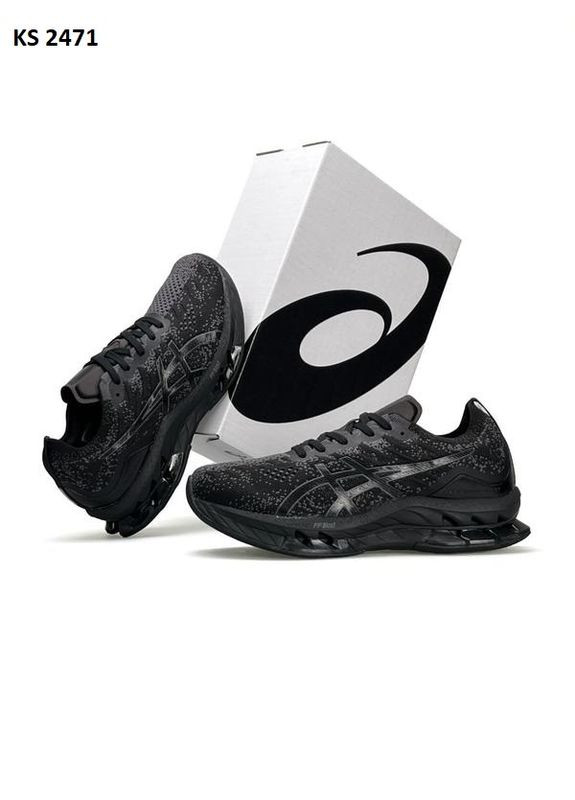Чорні Осінні кросівки чоловічі asics gel-kinsei black асікс гель No Brand
