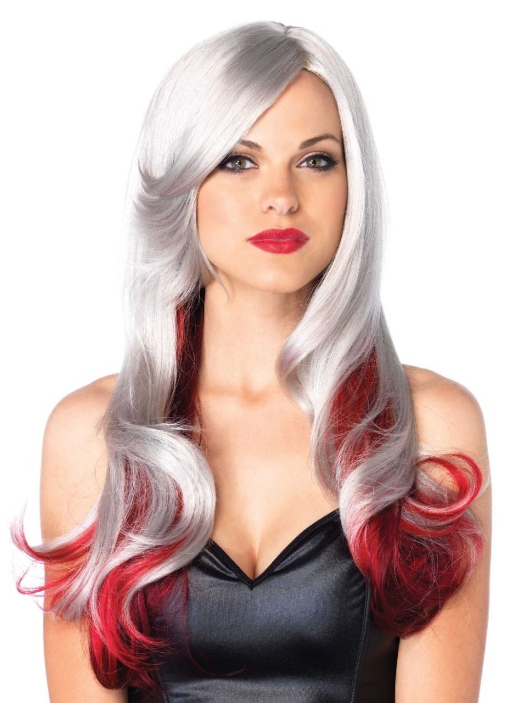 Перука Allure Multi Color Wig Grey/Red CherryLove Leg Avenue (282709971)