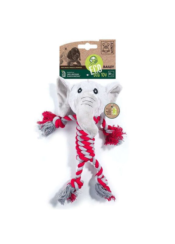 Еко-іграшка Бейлі для собак Eco Dog Toy Bailey 35,5х17 см (6953182741169) M-Pets (327391634)
