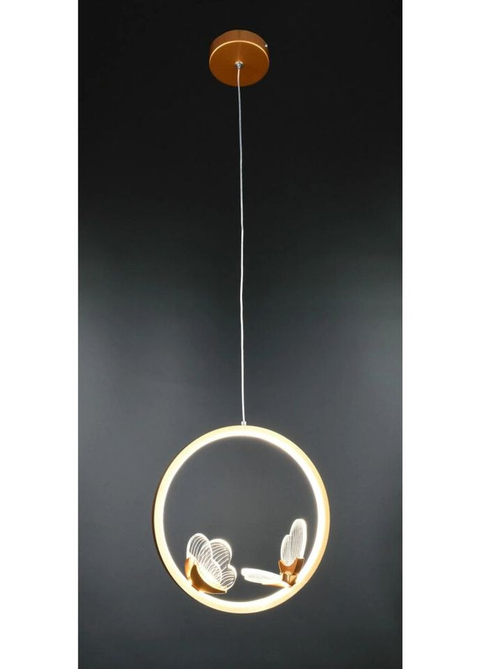 Люстра світлодіодна підвісна LED світильник для квартири на стелю ледве 26471 Золото 35-200х25х10 см. Sunnysky (324396689)