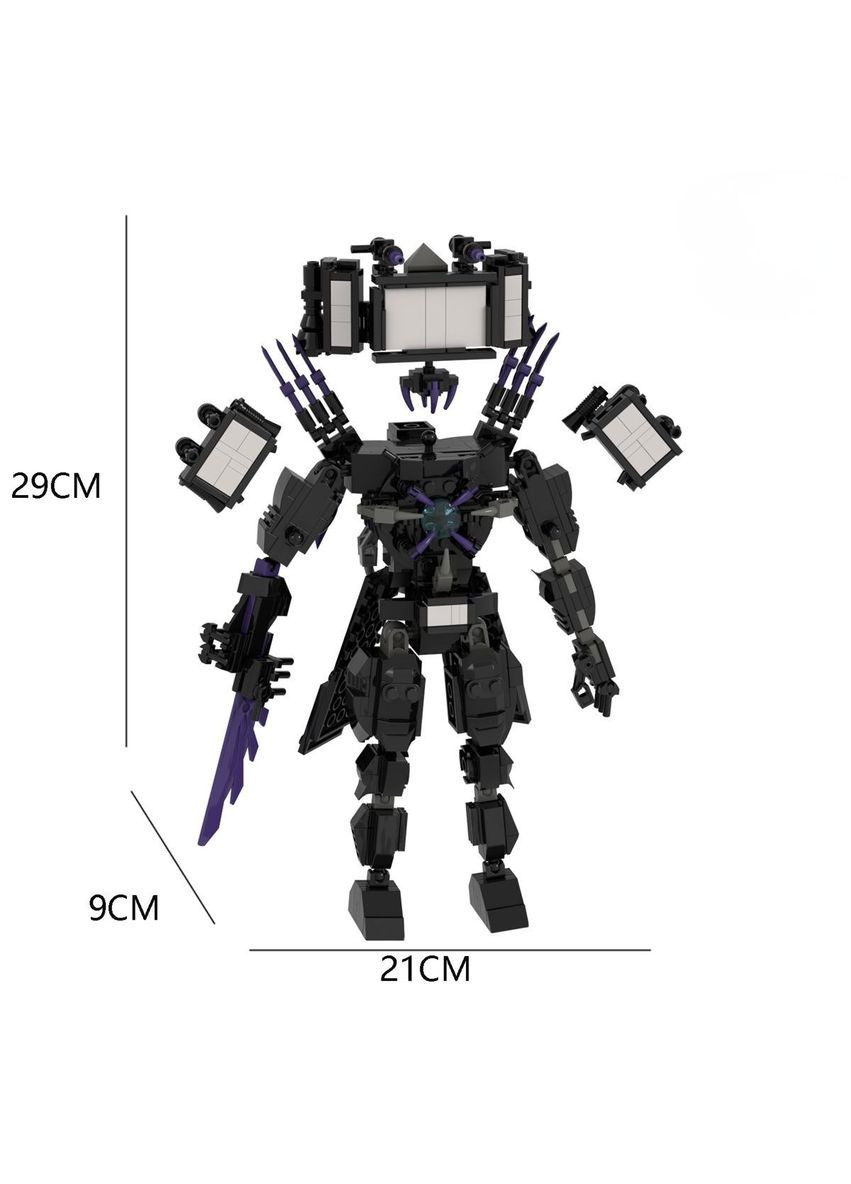 Конструктор скибіді туалет Титан ТВмен Titan TV 499 деталей Shantou (369670096)