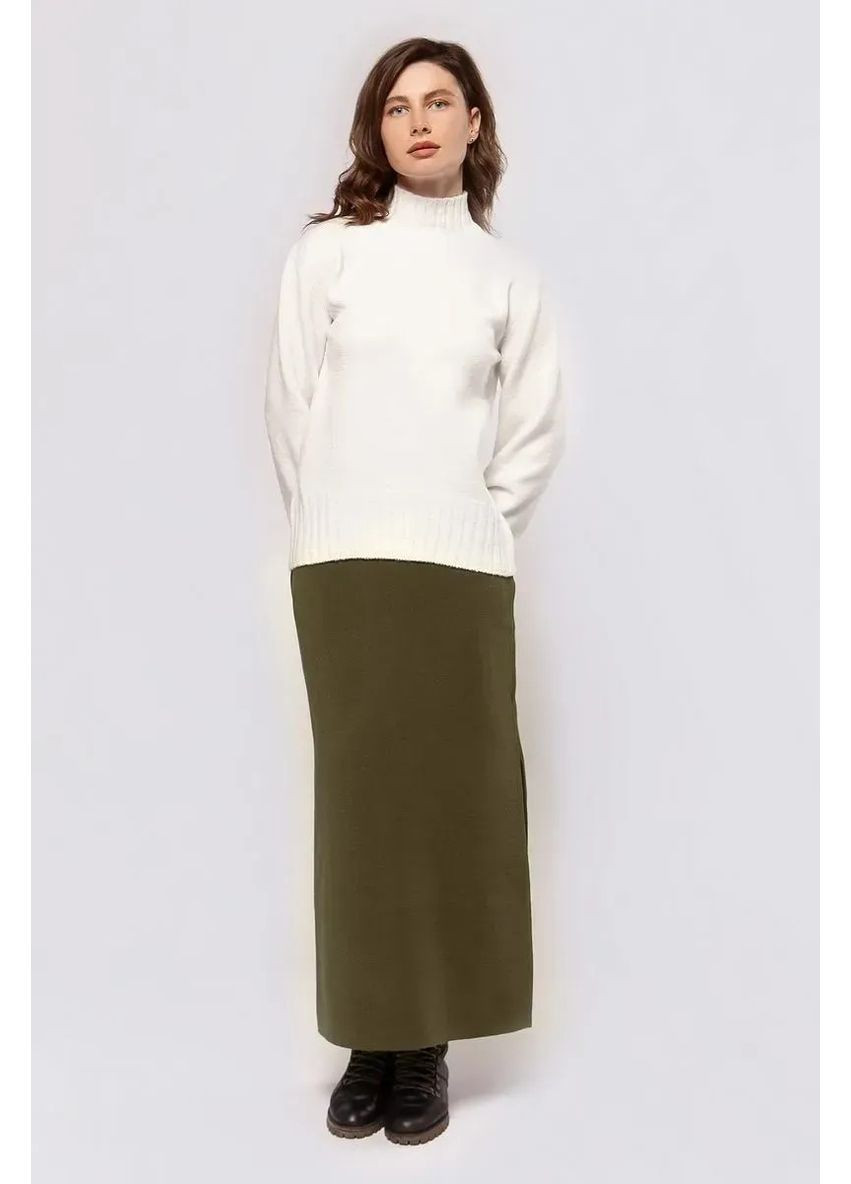 Белый демисезонный свитер sw924 42-44 белый Sewel