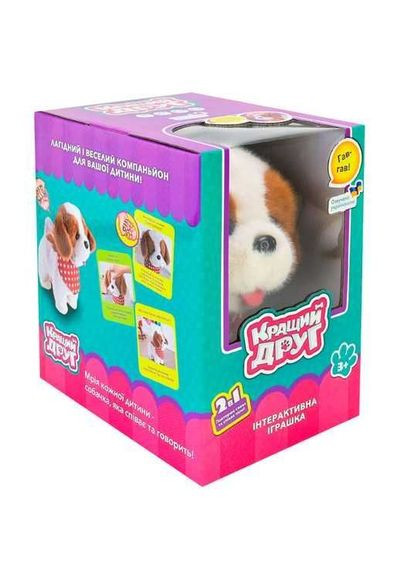 Інтерактивна іграшка Кращий друг песик на повідці, повторяє фрази, висувний язик (BF2508) MFC (364112452)