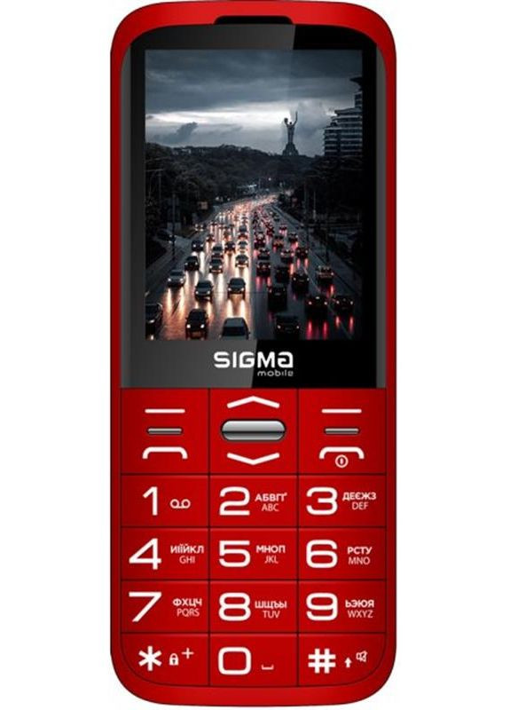 Мобильный телефон Comfort 50 Grace Dual Sim Red Sigma mobile (370620314)