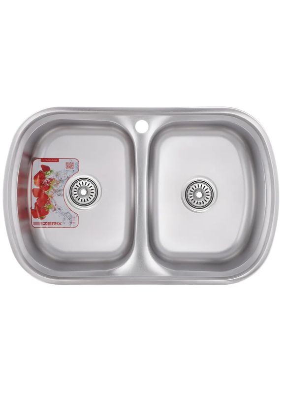 Майка кухонна Z7749-08-180E (Satin) (ZM0565) Zerix (315701491)