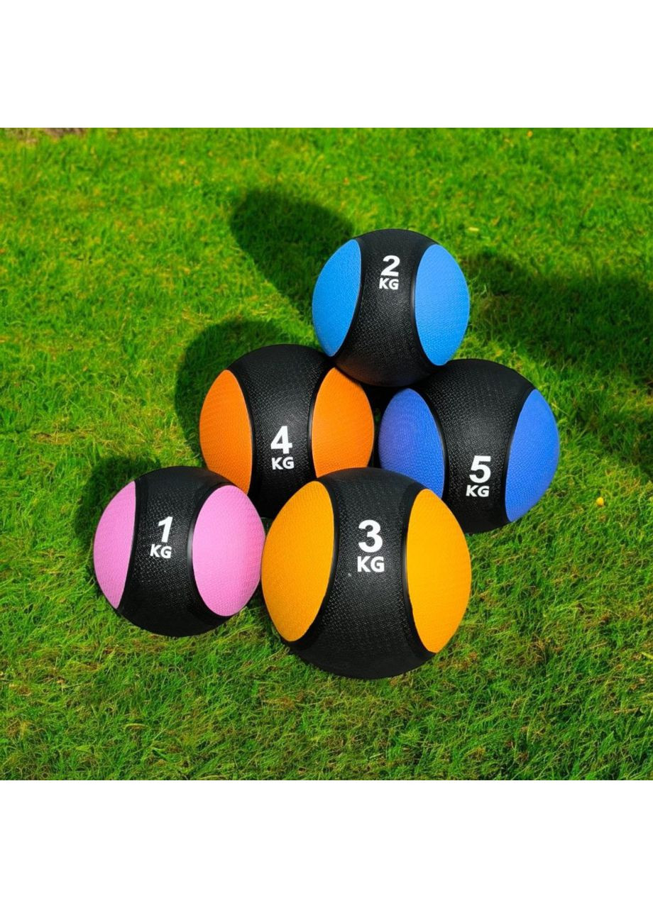 Медбол двухцветный с отскоком 4 кг MDB2-4kg SNS (361033976)