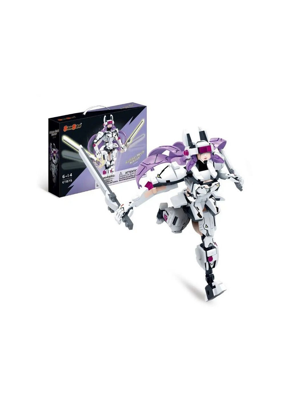 Конструктор ET875 Механические воины Крис 415 деталей Разноцветный (6974387598754) Banbao (372498754)