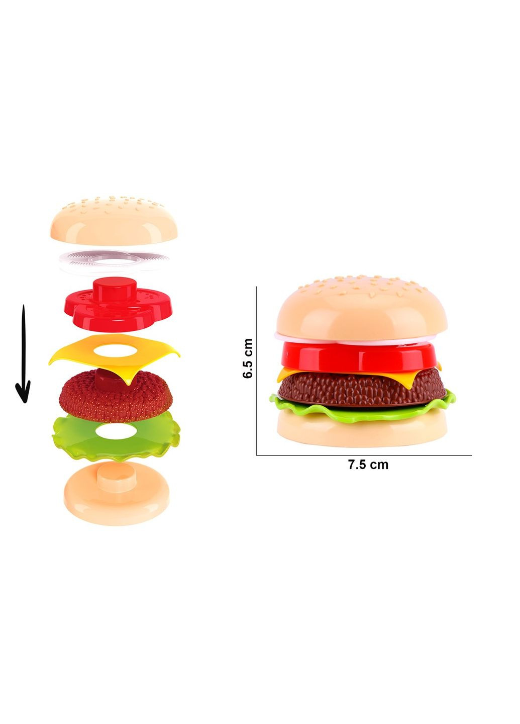 Іграшка "Пірамідка гамбургер " (8690) ТехноК (293484242)