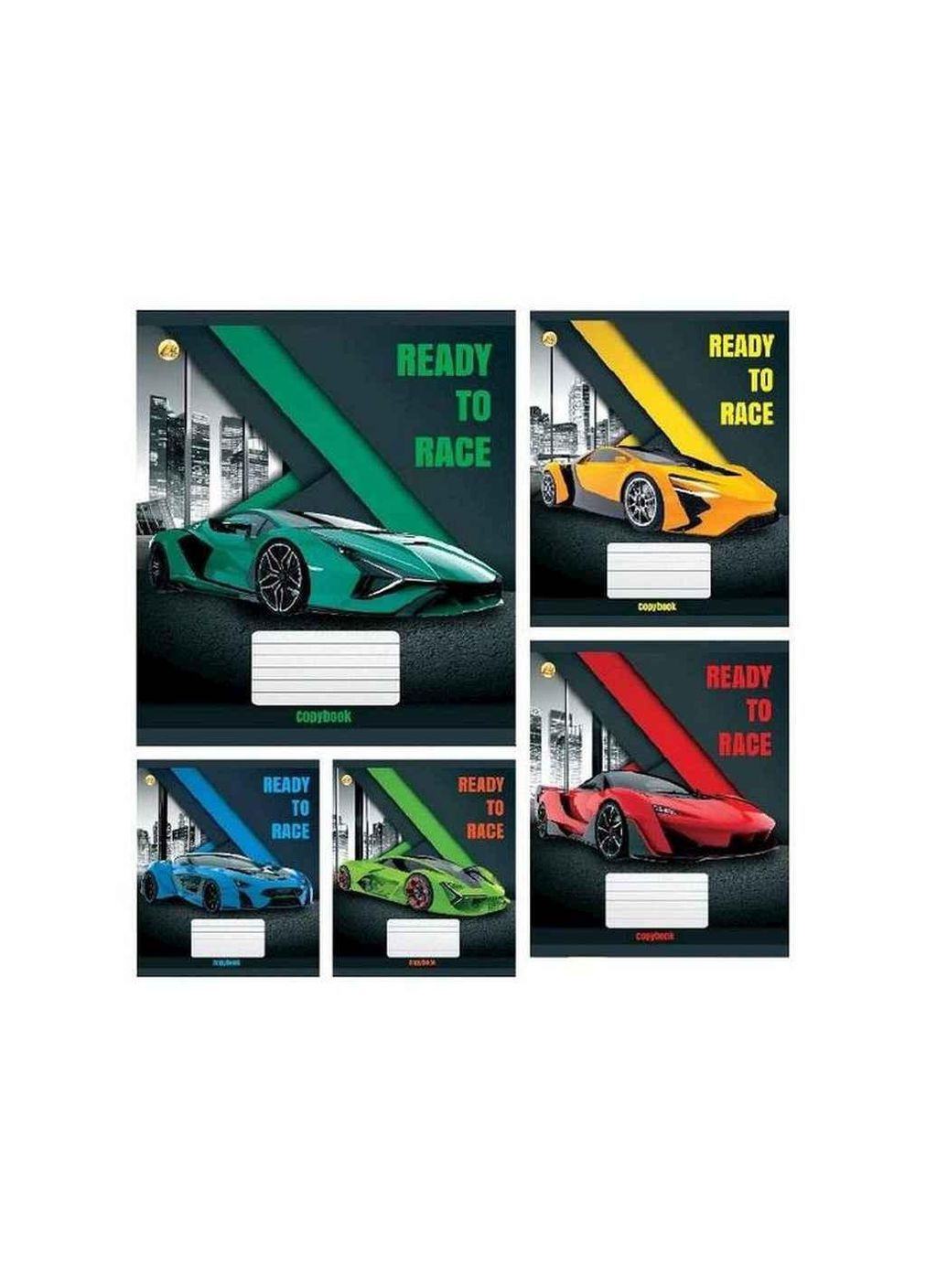 Тетрадь в линию 12л. 25шт/уп Твердая ТЕ42113 12ЛВ Автогонки ТМ ТЕТРАДА Тетрада (304261227)