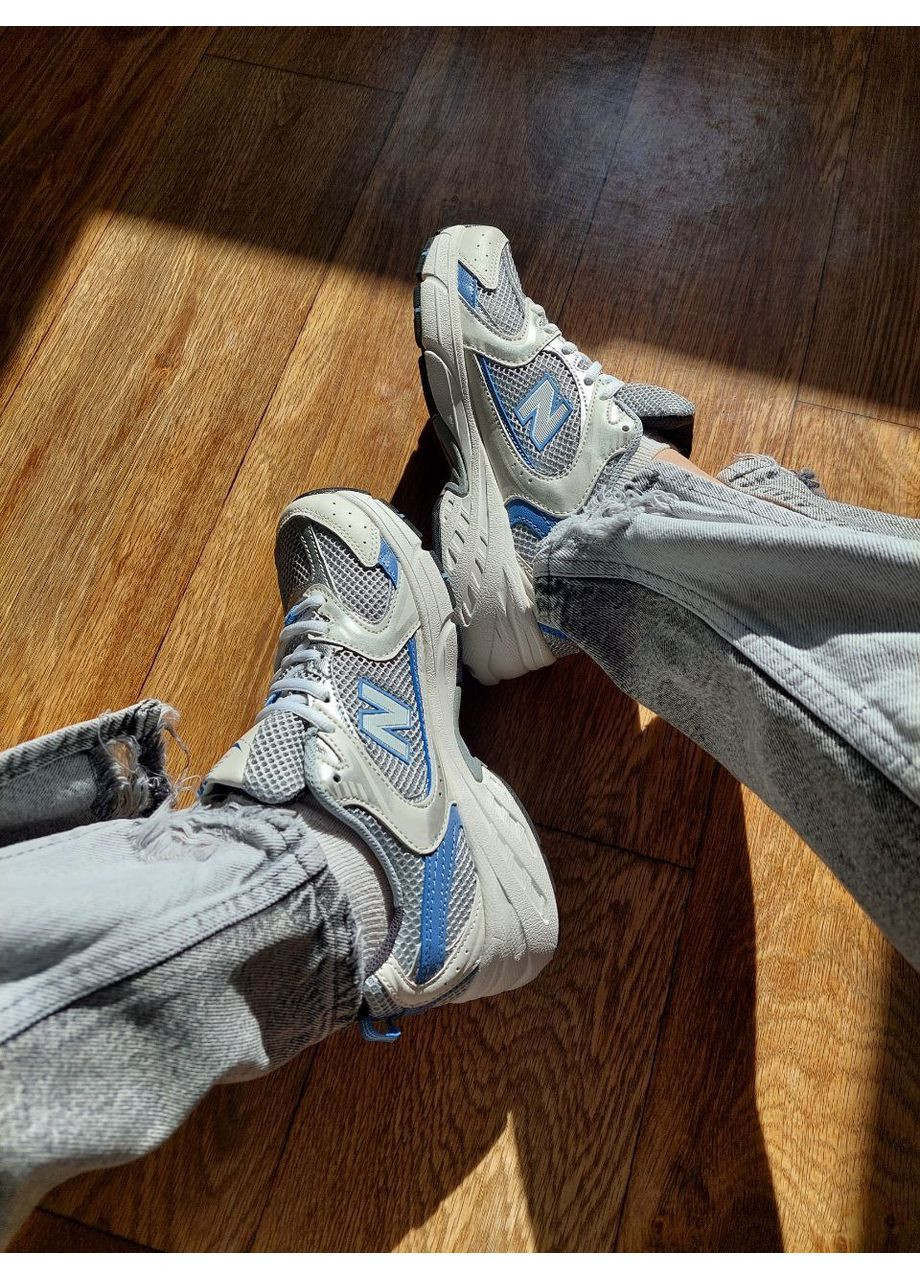 Кроссовки женские New Balance 530 Steel Blue MR530KC Нью Беланс 530 No Brand светло-голубые демисезоны (366337638)