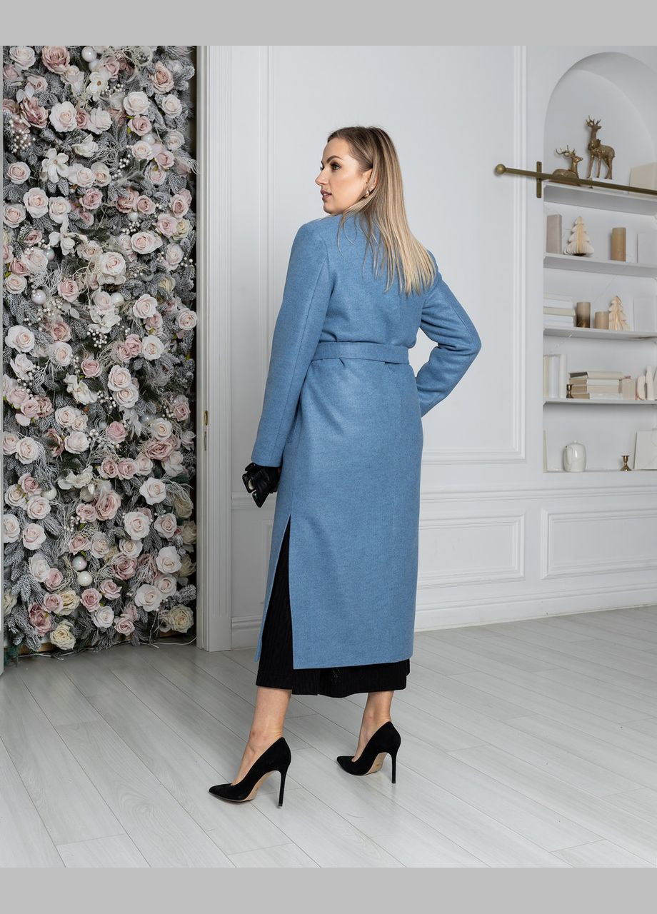 Блакитне демісезонне Пальто демісезонне Бостон блакитний 0443 Vlavi