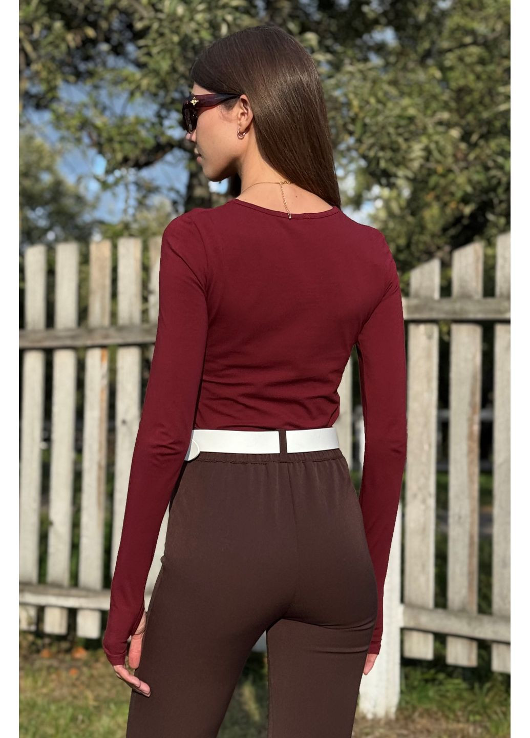 Лонгслів повний рукав з пальчиком CHICLY (363020059)