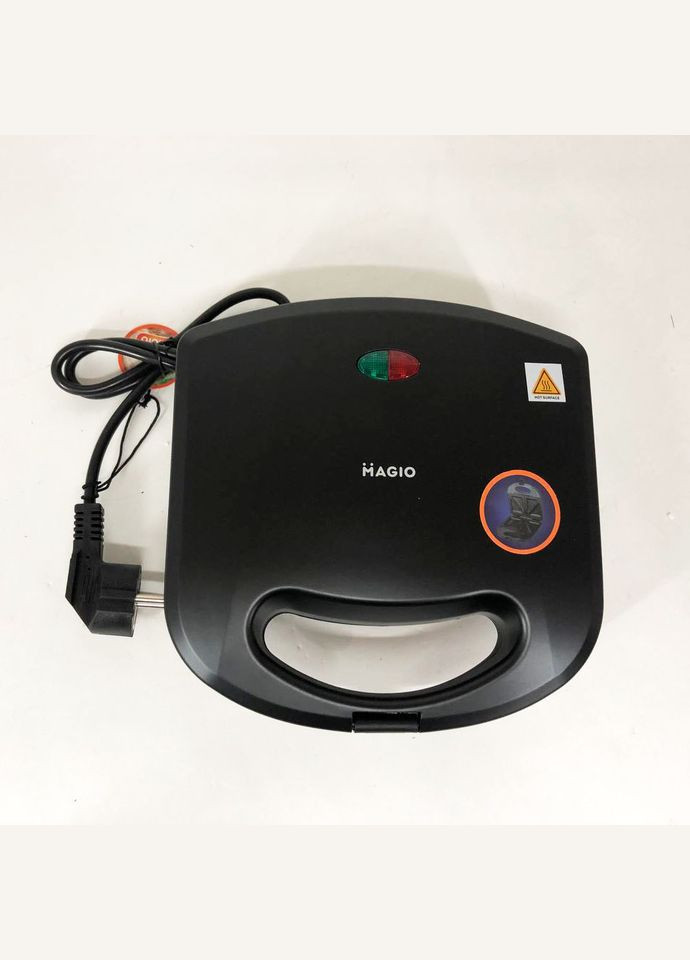 Бутербродниця сендвічниця MG-360N 700 Вт, електробутербродниця, електрична сендвічниця Magio (364664734)