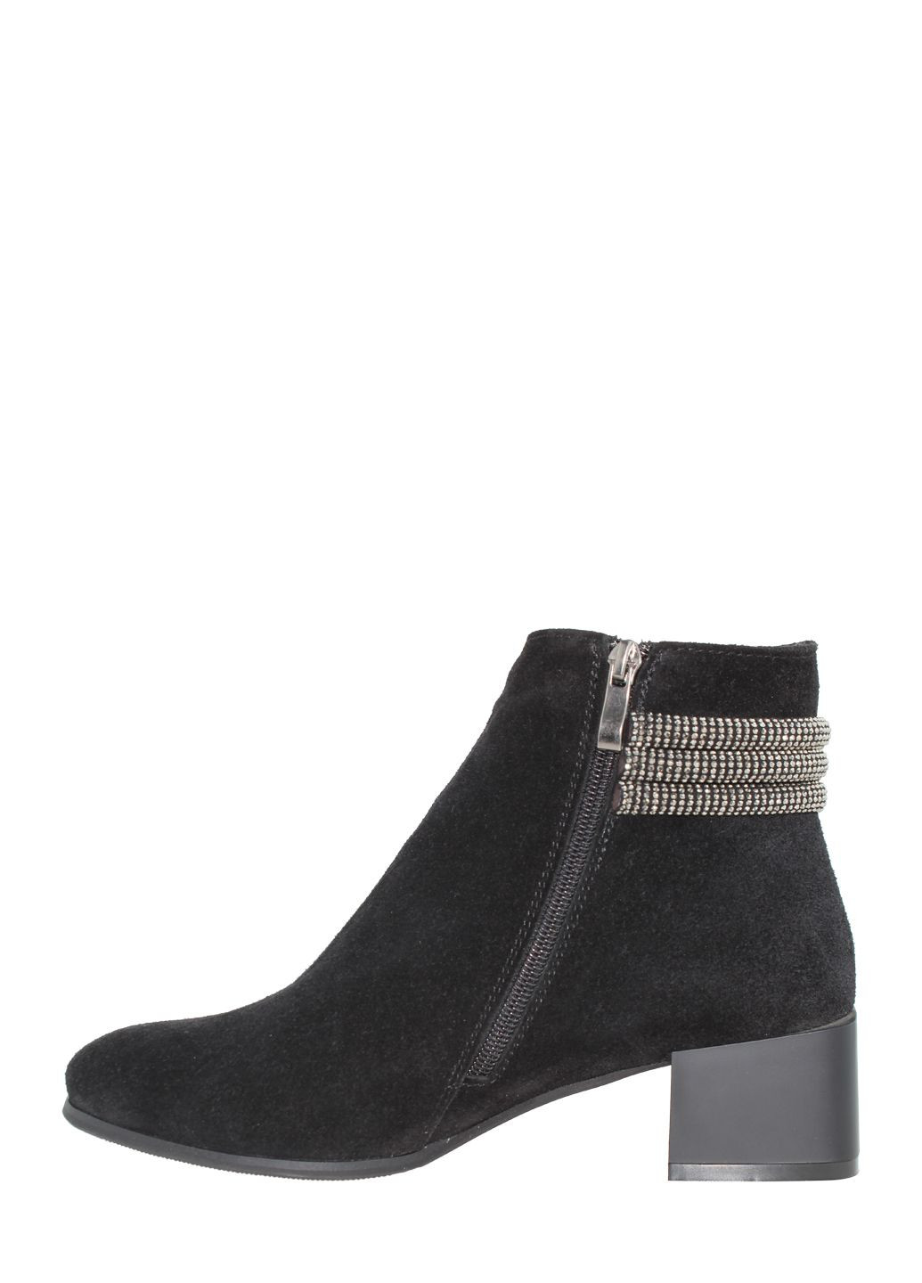 Осенние ботинки dr693-11-1 черный Dalis из натуральной замши